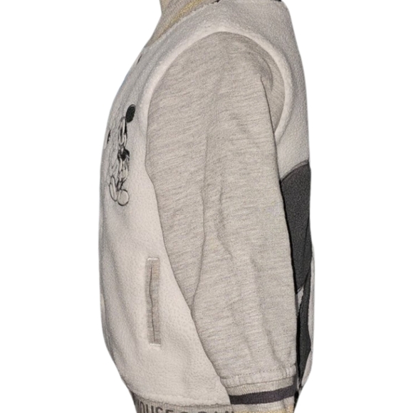 Disney Baby Mickey Mouse Bomber Jacket Sherpa Varsity Sz 12-18M - Picture 12 of 12